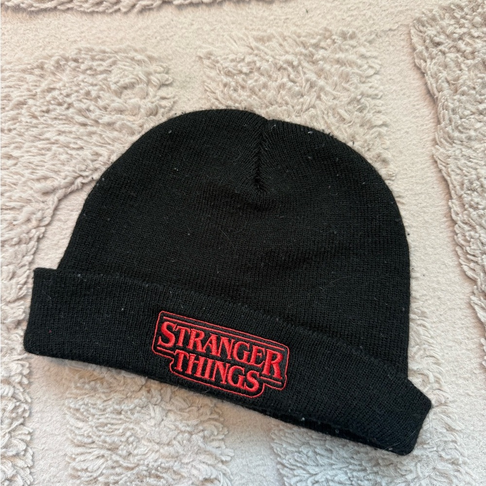 Black Stranger Things beanie